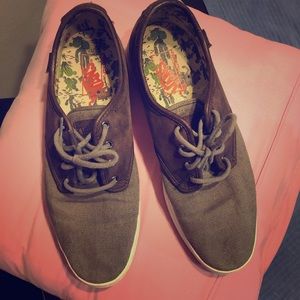Vans, leather and canvas shoes sz 11